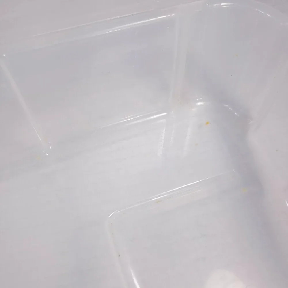 Vintage Rubbermaid Organizer Keepers‎ Snap Case 2282 51C clear plastic hinged